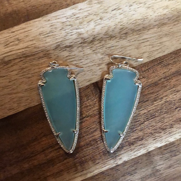 Jewelry - Kendra Scott Sky earrings-Chalcedony